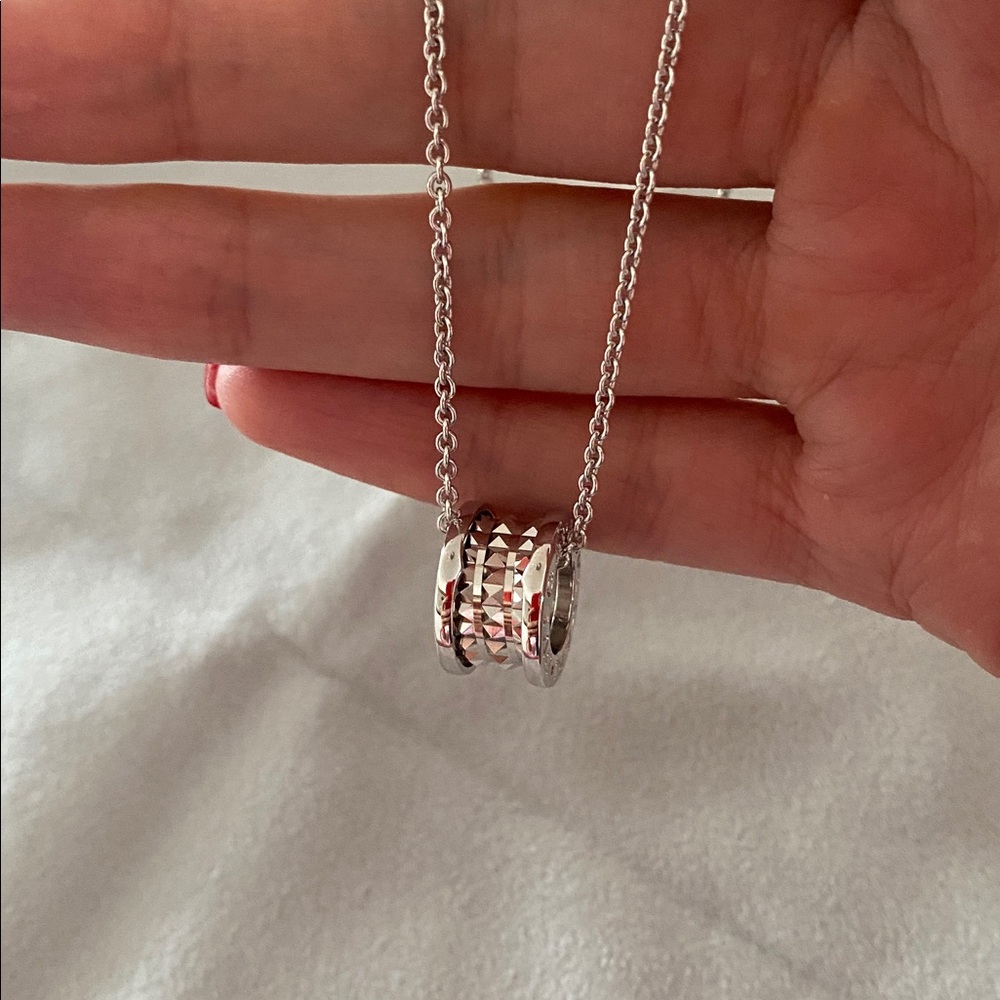 BVLGARI Sterling Silver Save The Children Necklace